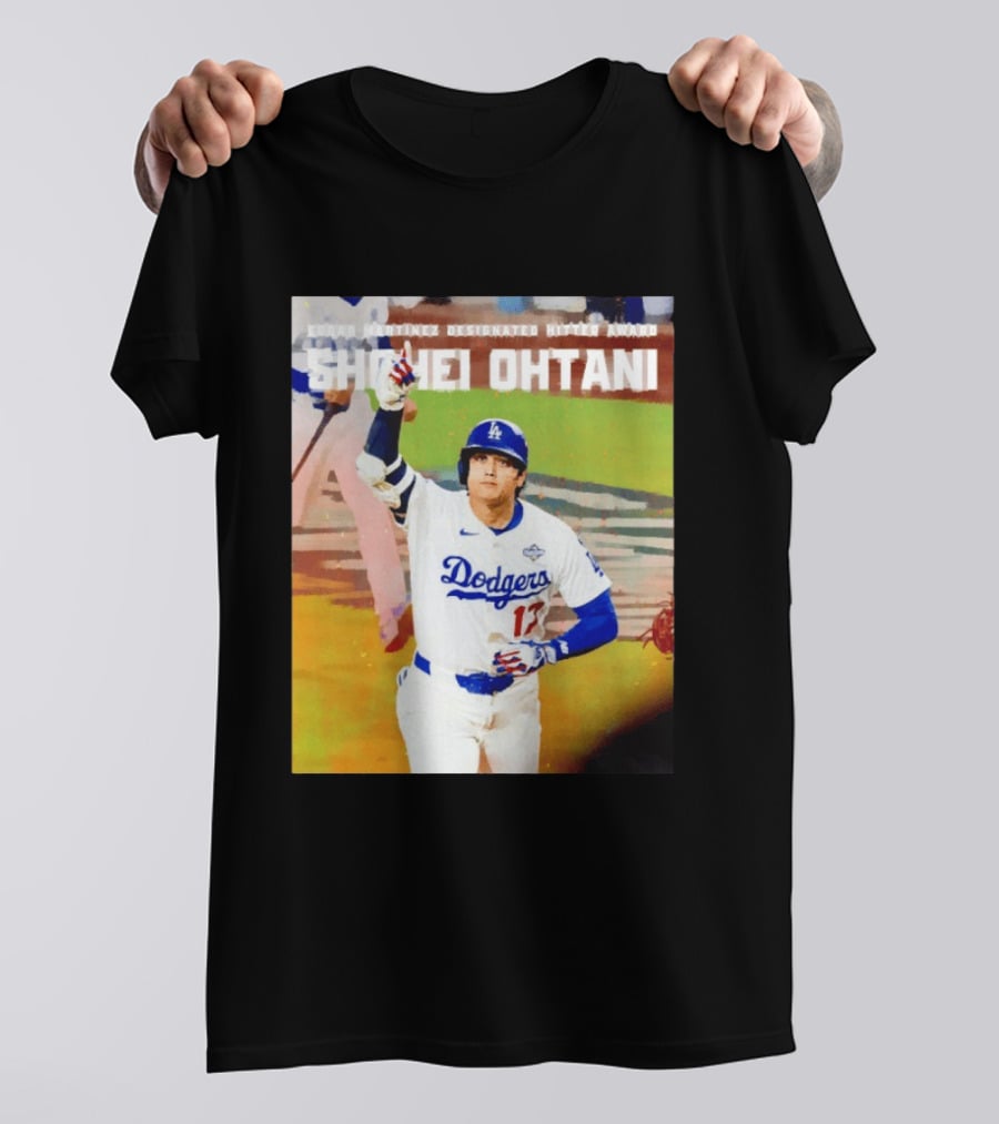 Edgar Martínez Designated Hitter Award Shohei Ohtani Los Angeles Dodgers T-Shirt
