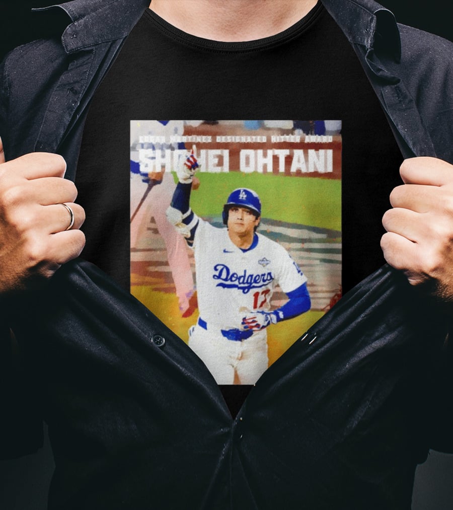 Edgar Martínez Designated Hitter Award Shohei Ohtani Los Angeles Dodgers T-Shirt