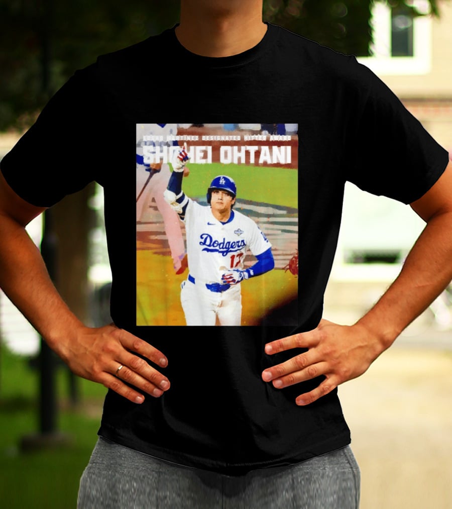 Edgar Martínez Designated Hitter Award Shohei Ohtani Los Angeles Dodgers T-Shirt