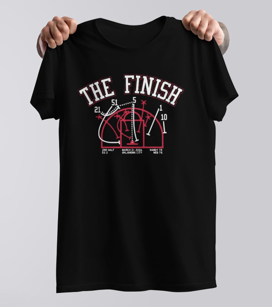 The Finish Oklahoma City Basketball Play 82 51 5 21 1 10 T-Shirt