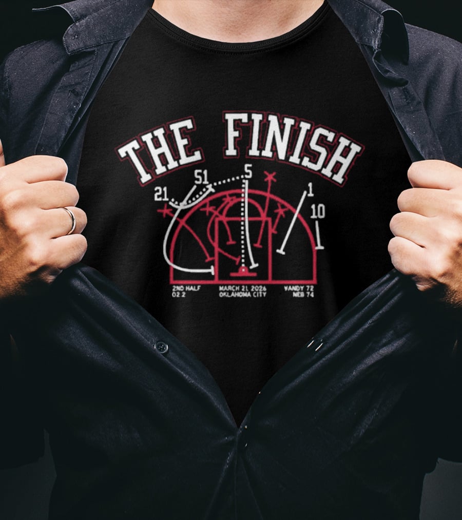 The Finish Oklahoma City Basketball Play 82 51 5 21 1 10 T-Shirt