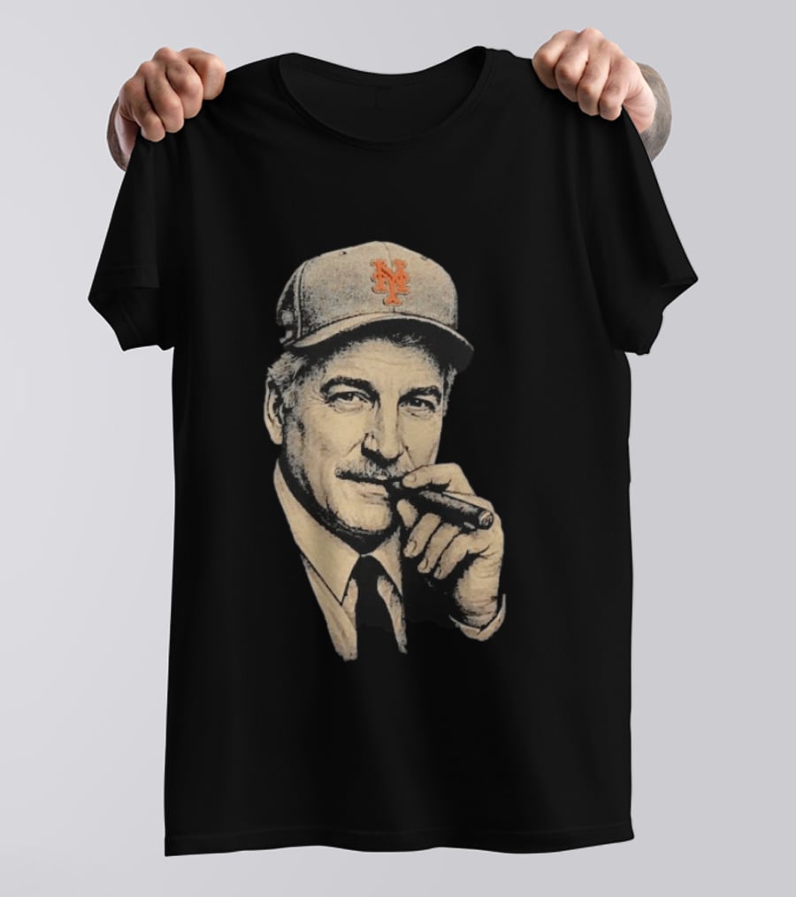 Keith Hernandez Cigar New York Mets Cap T-Shirt