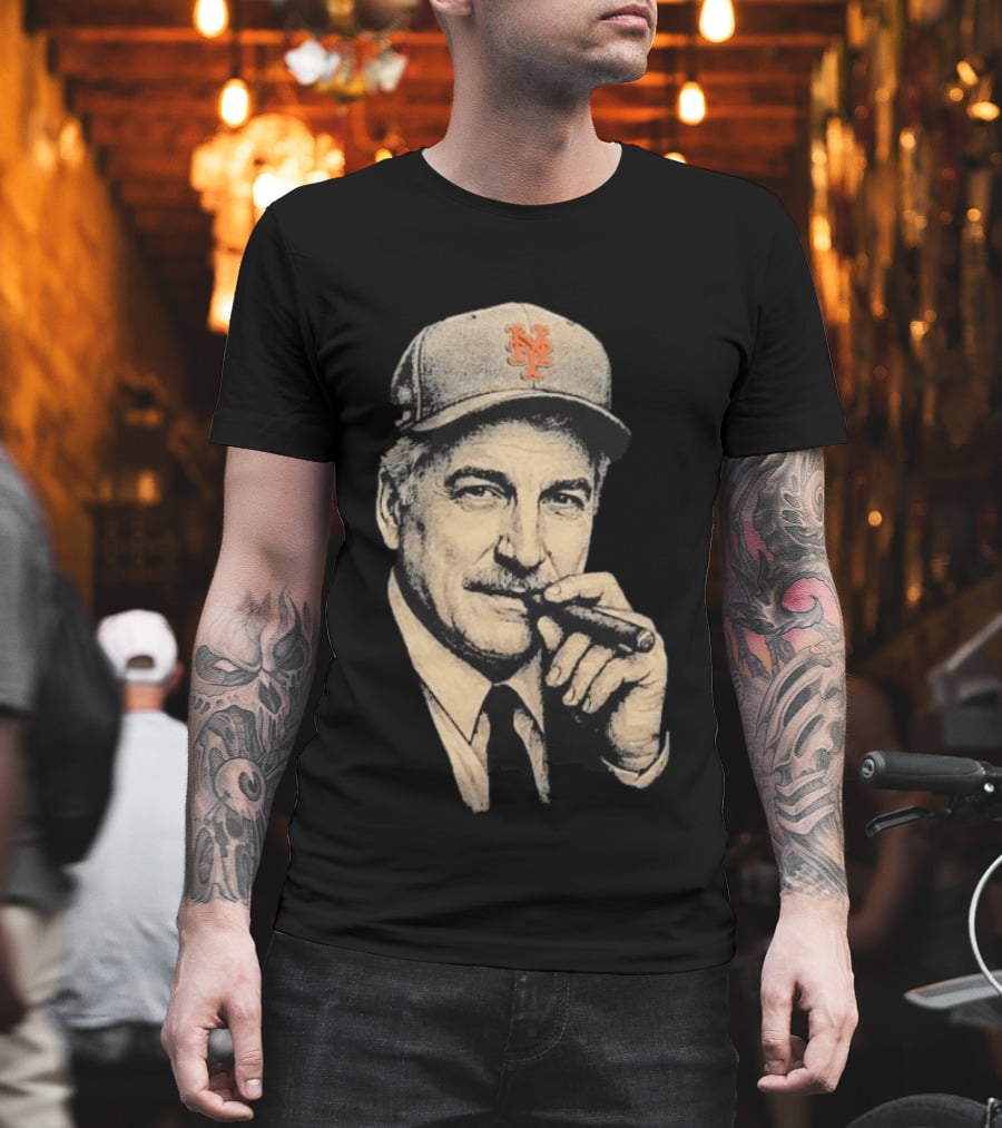 Keith Hernandez Cigar New York Mets Cap T-Shirt