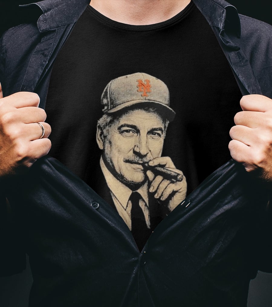 Keith Hernandez Cigar New York Mets Cap T-Shirt