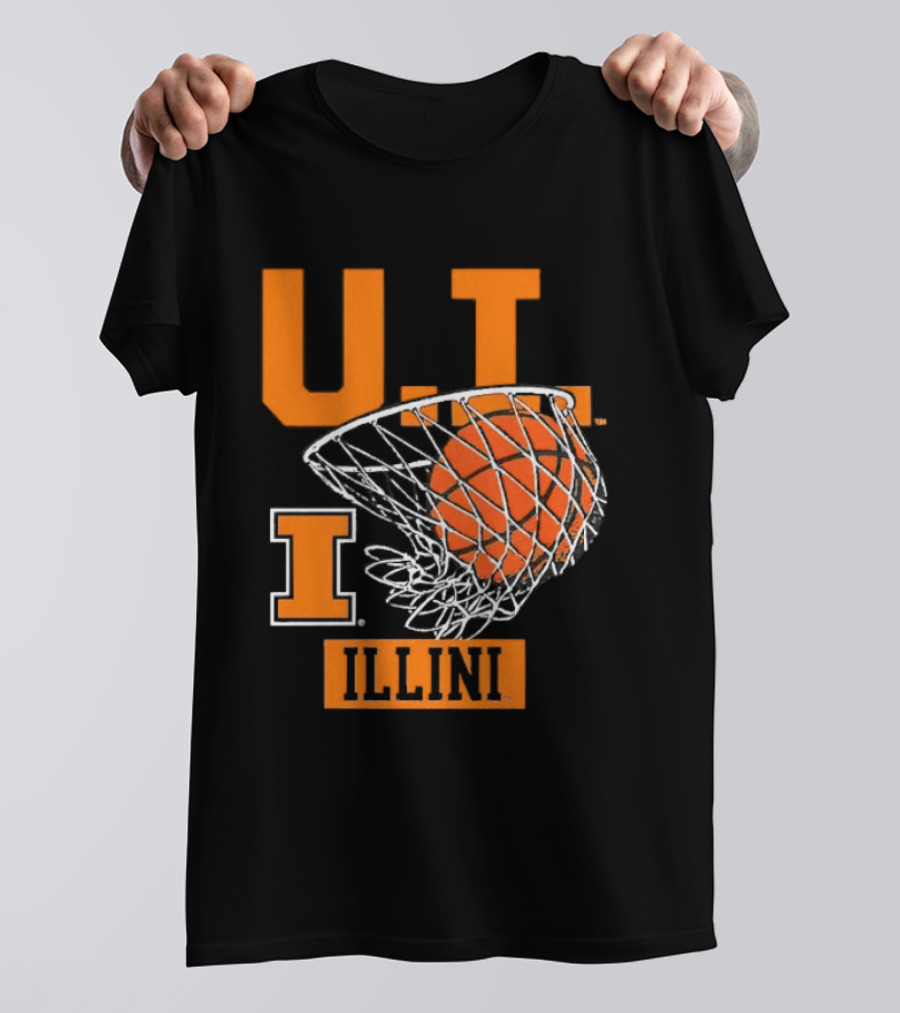 UT Illinois ILLINI Hoops Basketball Heritage T-Shirt