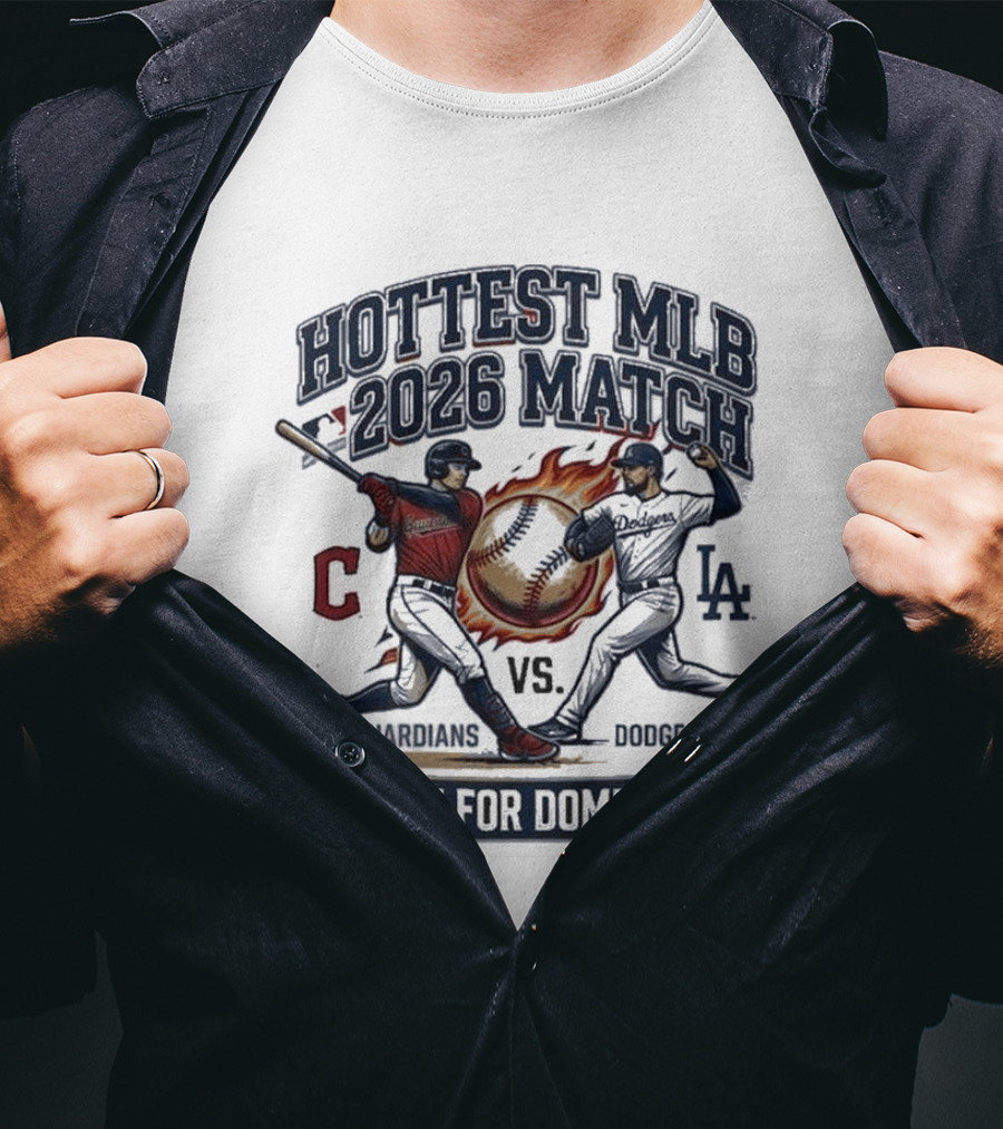Hottest MLB 2026 Match Guardians Vs Dodgers Battle For Dominance T-Shirt