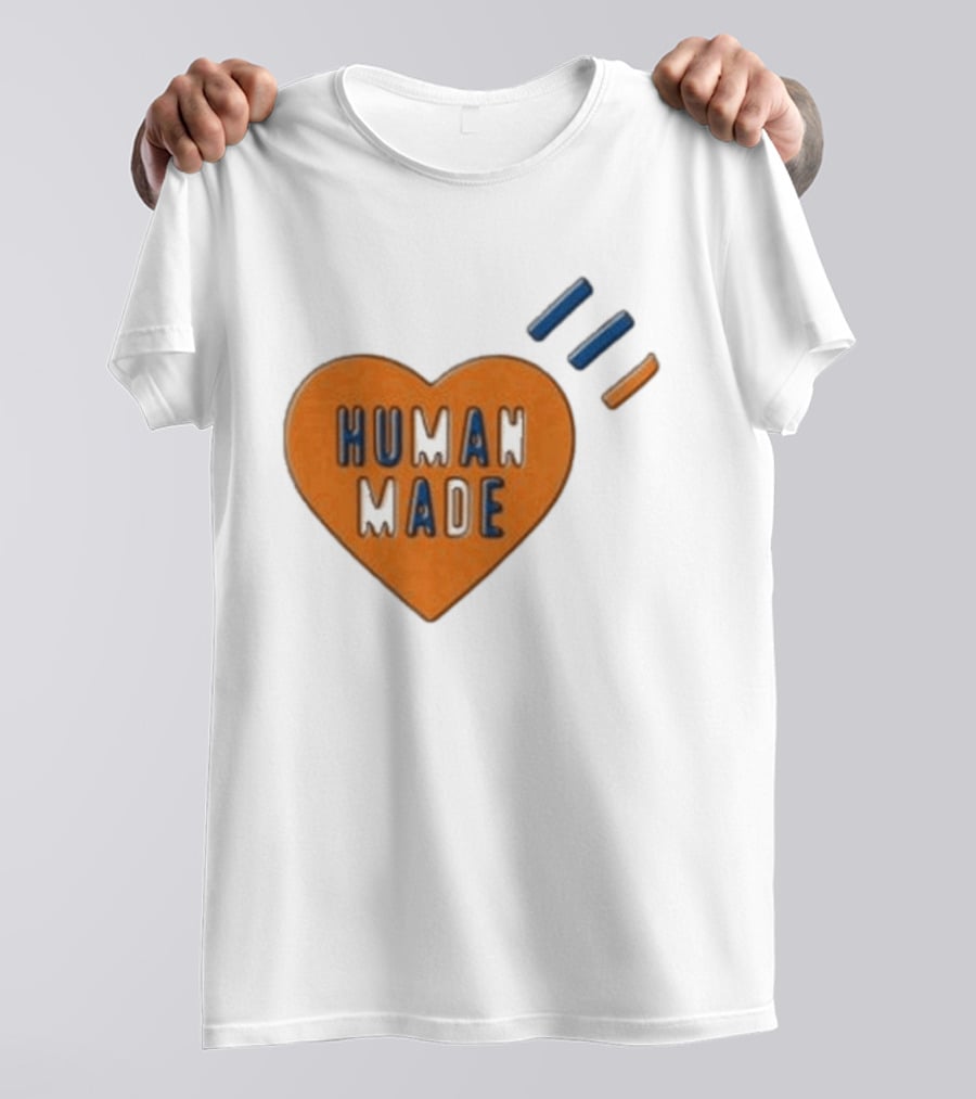 Human Made Heart Icon With Dry Alls T-Shirt