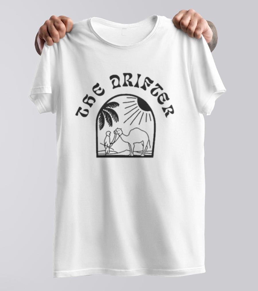 Jackie Quinones The Drifter Desert Camel Sun Palm T-Shirt