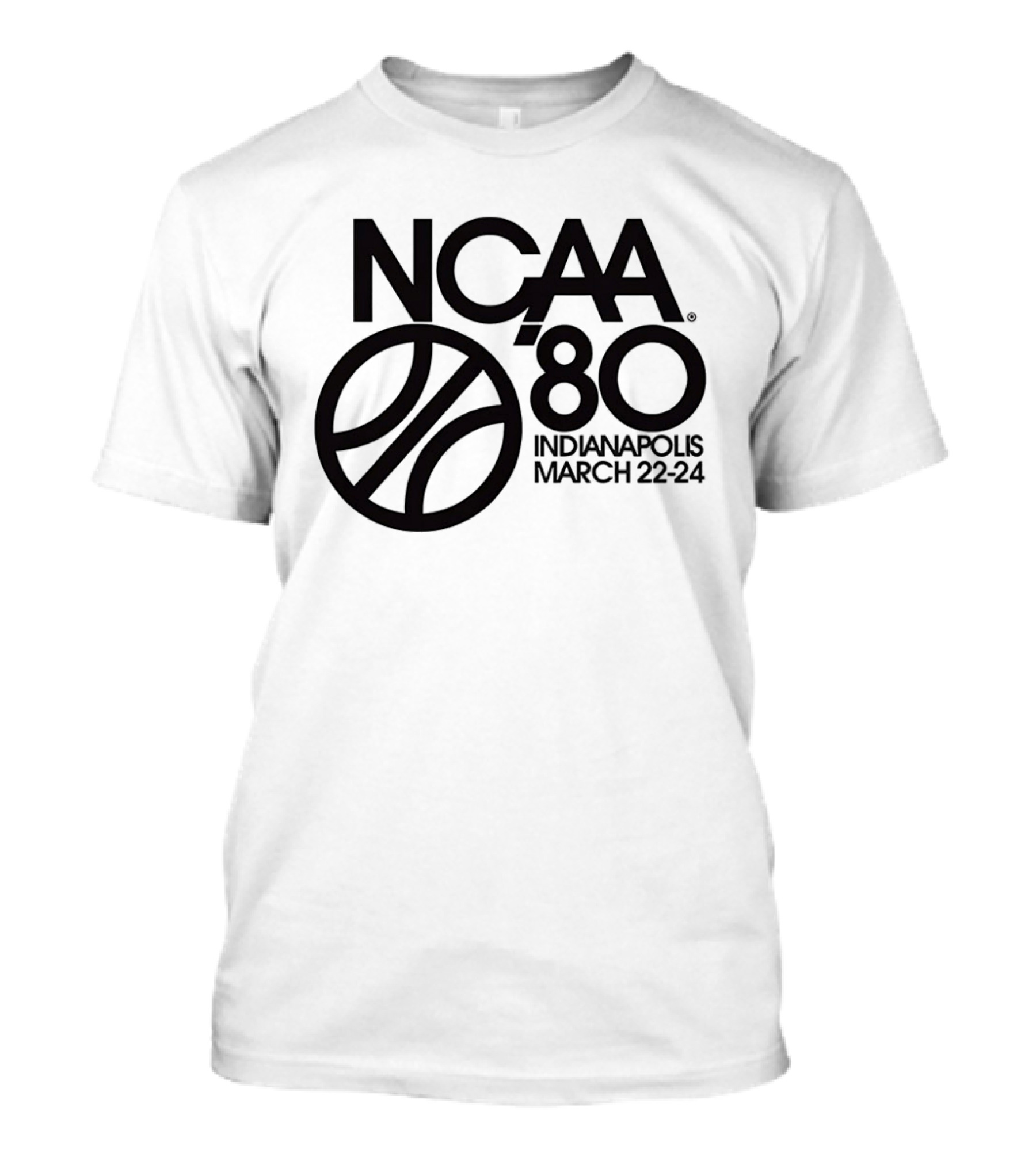 NCAA 1980 Indianapolis March 22 24 Final Four Basketball T-Shirt