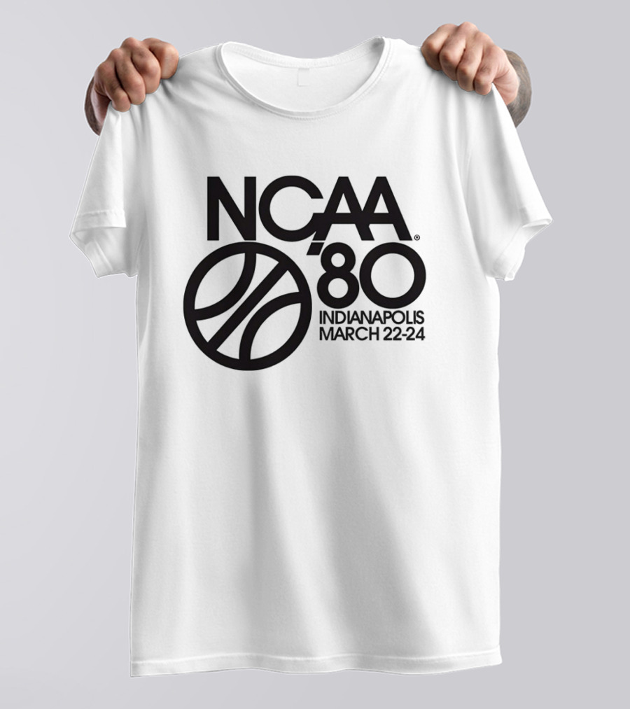 NCAA 1980 Indianapolis March 22 24 Final Four Basketball T-Shirt