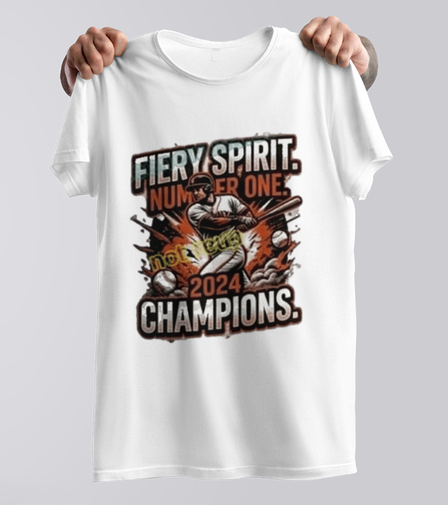 San Francisco Giants Fiery Spirit Number One Champions 2024 T-Shirt