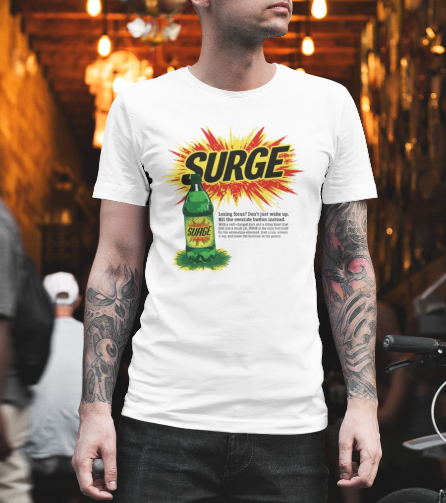 Surge Losing Focus Wake Up Hit The Override Button Instead T-Shirt