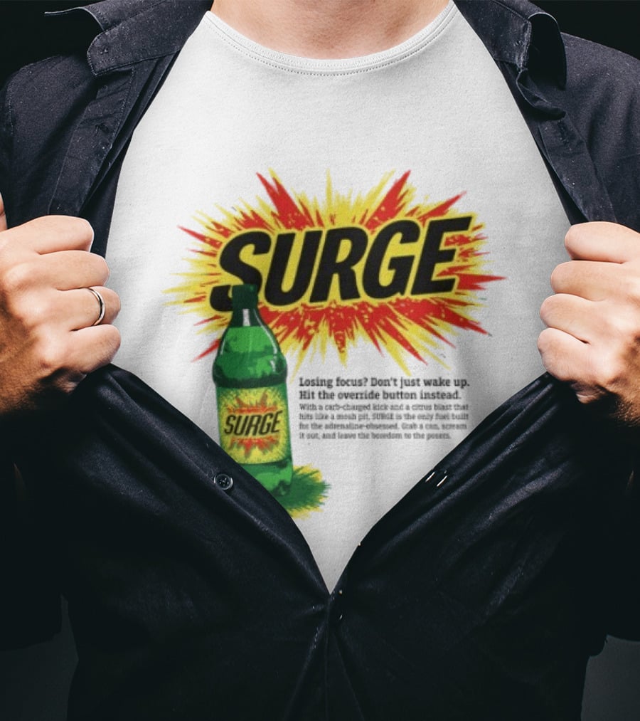 Surge Losing Focus Wake Up Hit The Override Button Instead T-Shirt