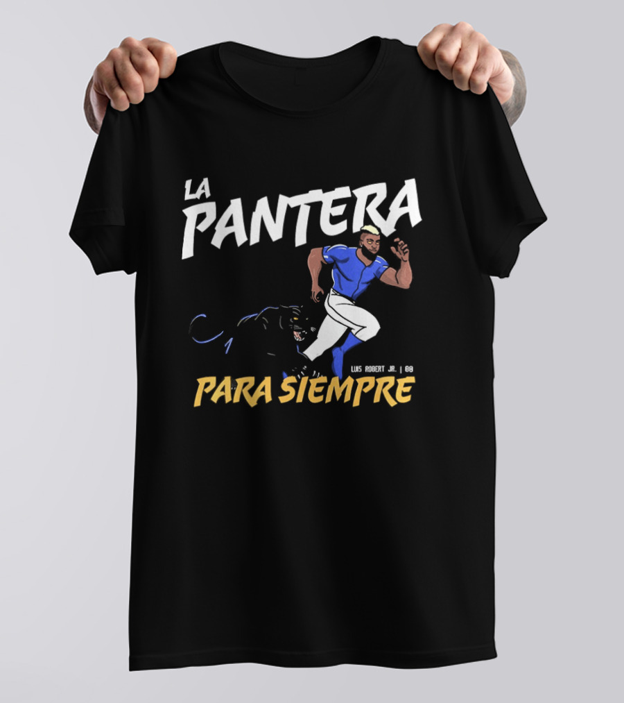 La Pantera Para Siempre Luis Robert Jr New York Mets Baseball T-Shirt