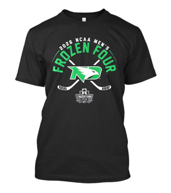 2026 NCAA Men's Frozen Four North Dakota Hockey Las Vegas T-Shirt