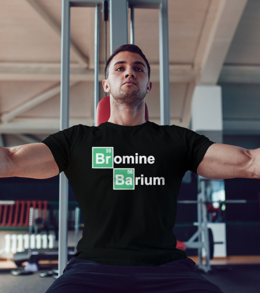 Bob Lazar Bromine Barium Element Chart T-Shirt