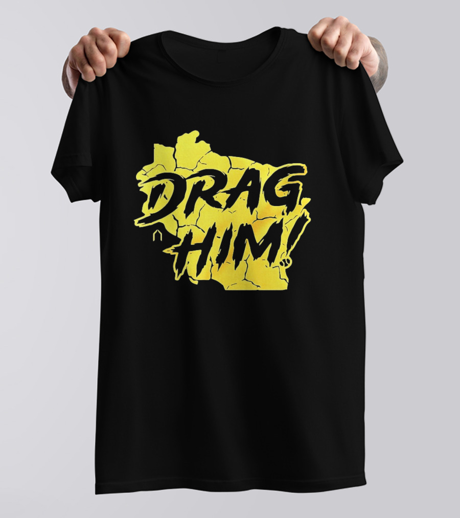 Drag Him Sal Frelick Milwaukee Brewers MLB Map T-Shirt