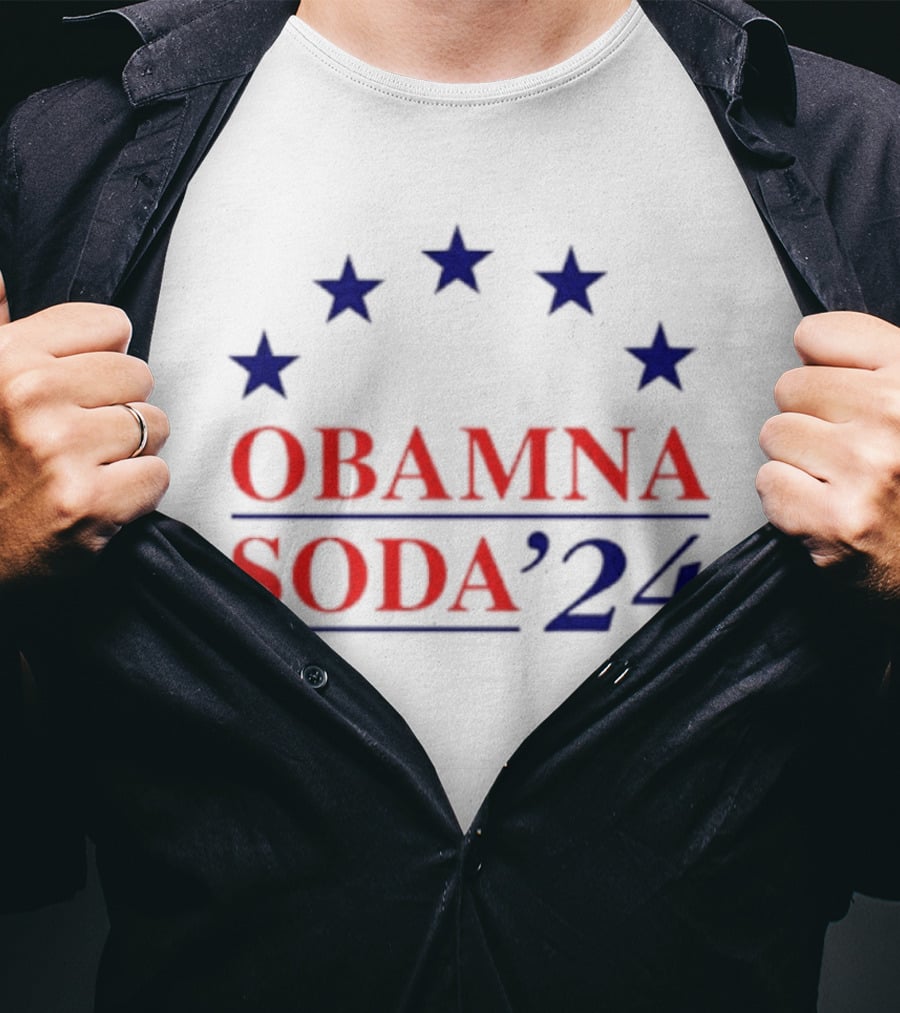 Obamna Soda '24 Stars Arch Political T-Shirt