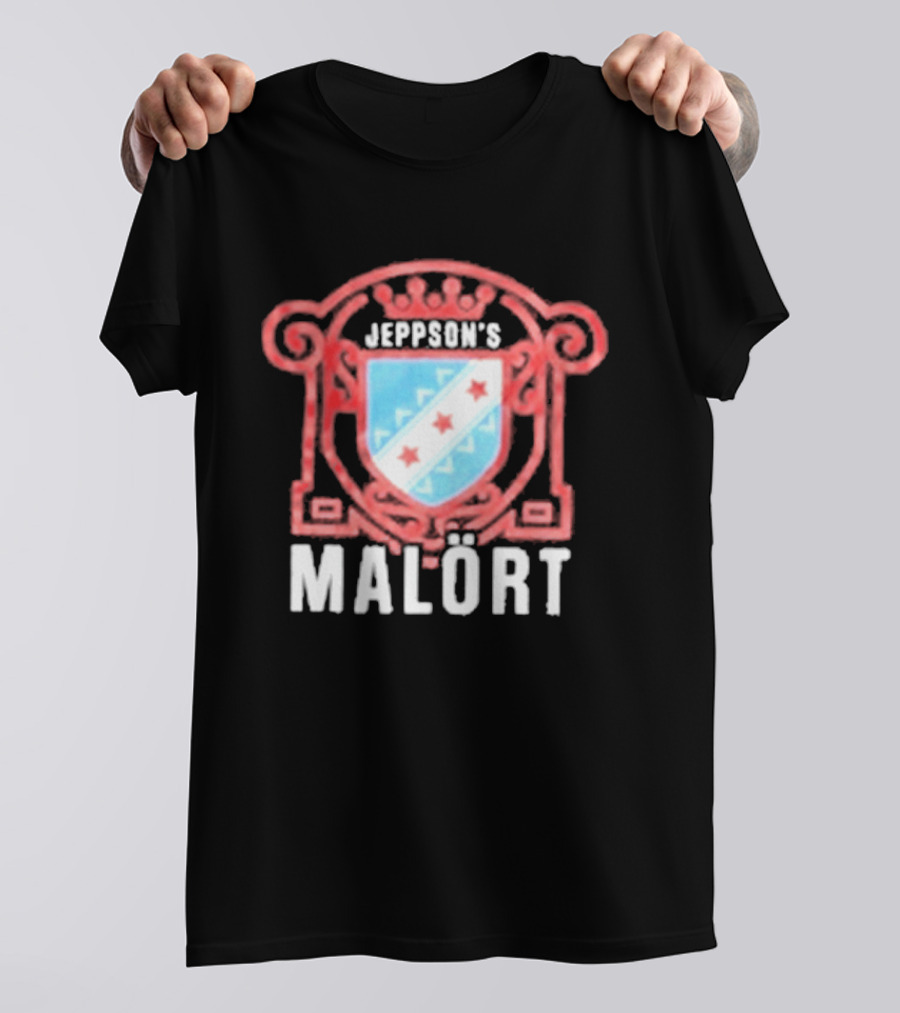 Jeppson's Malört Crest With Chicago Style Star Shield T-Shirt