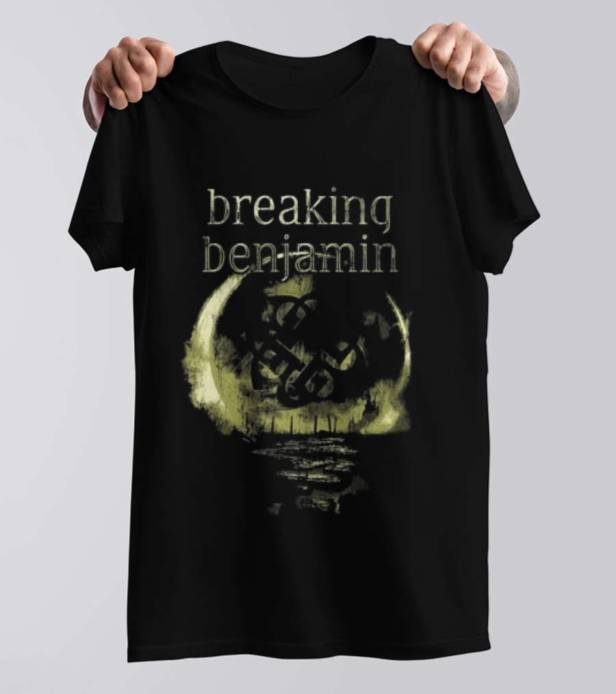 Breaking Benjamin 10 Years Dark Before Dawn Moon T-Shirt
