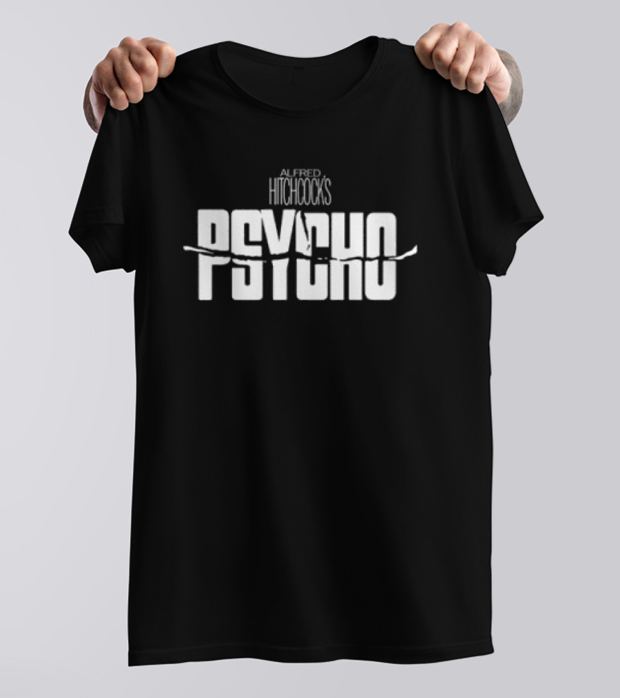 Alfred Hitchcock's Psycho Icy Blackness Classic Cinema Horror T-Shirt