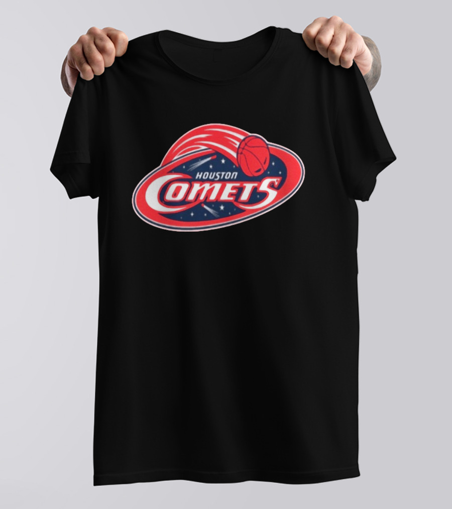 Red Vanvleet Rockin A Houston Comets Basketball Team T-Shirt