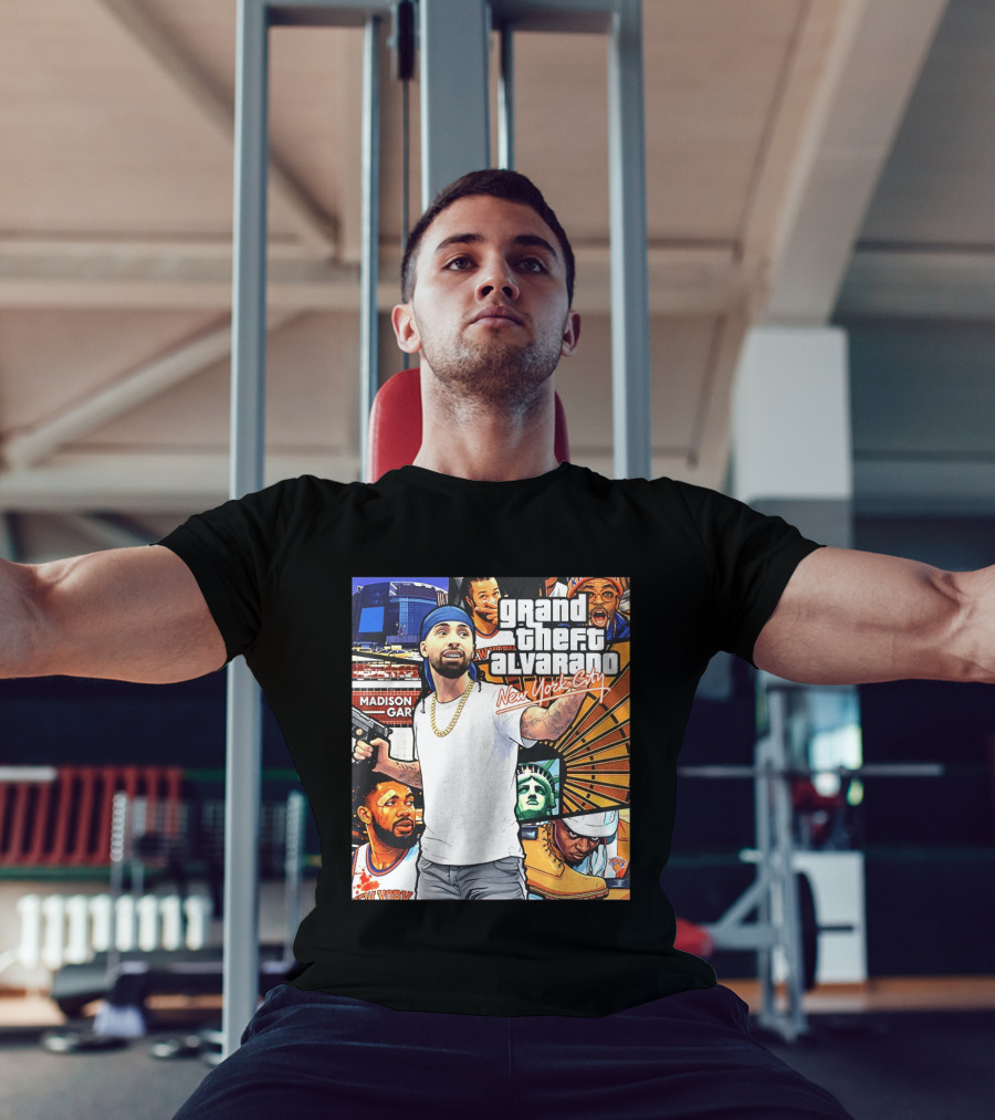 Grand Theft Alvarado New York City Madison Square Garden Knicks Energy T-Shirt