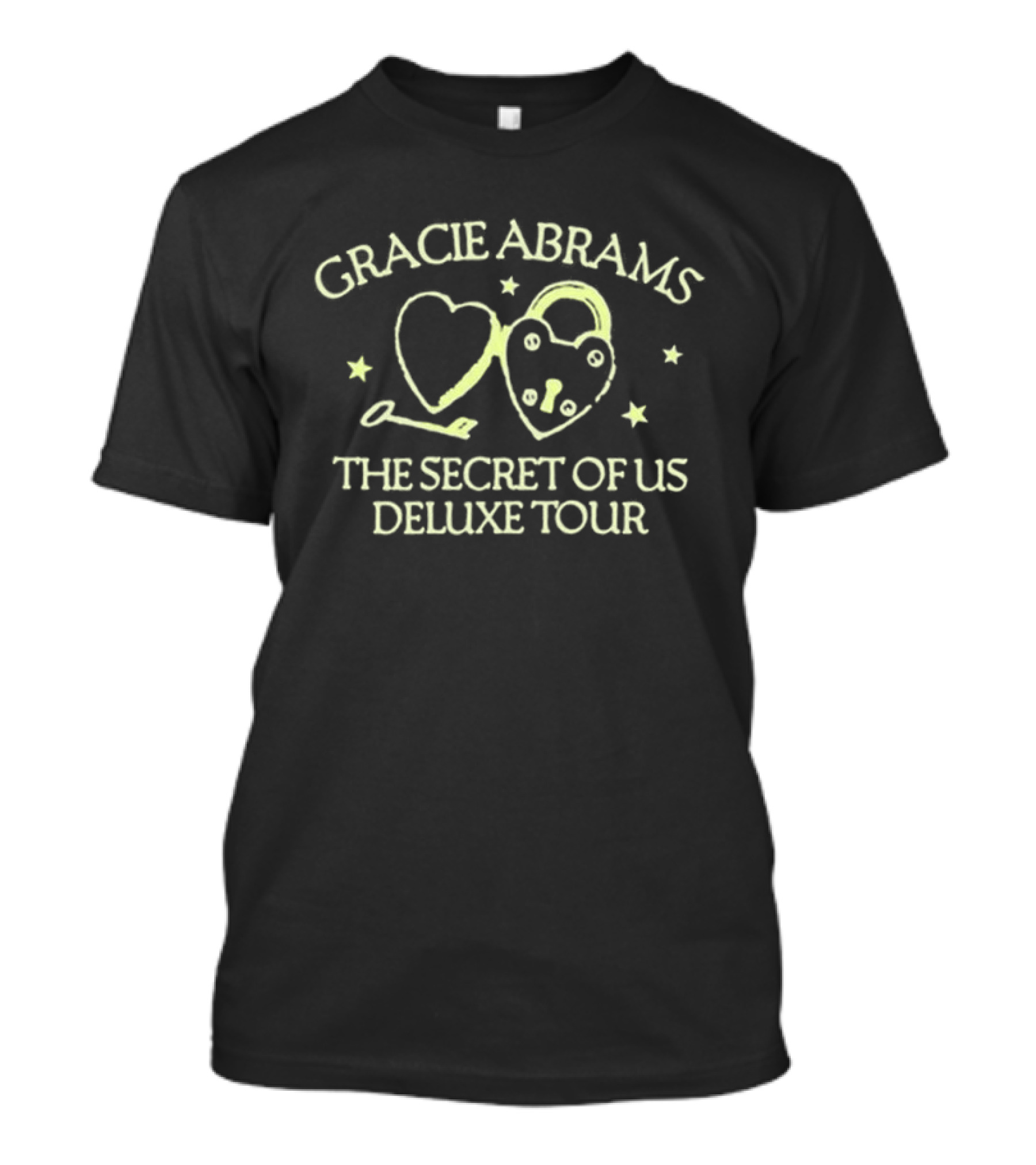 Gracie Abrams The Secret Of Us Deluxe Tour Hearts And Stars T-Shirt