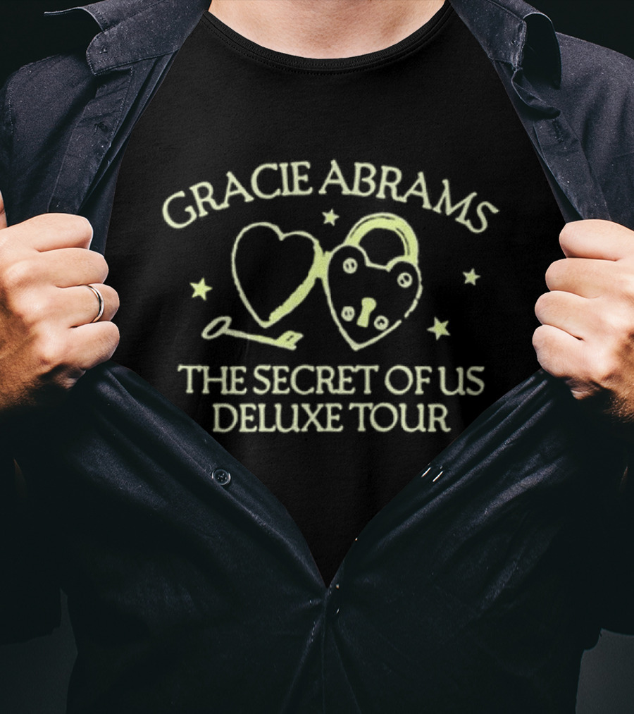 Gracie Abrams The Secret Of Us Deluxe Tour Hearts And Stars T-Shirt