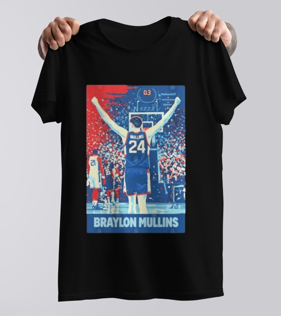 Braylon Mullins 0.3 Uconn Basketball Game Winning Moment T-Shirt
