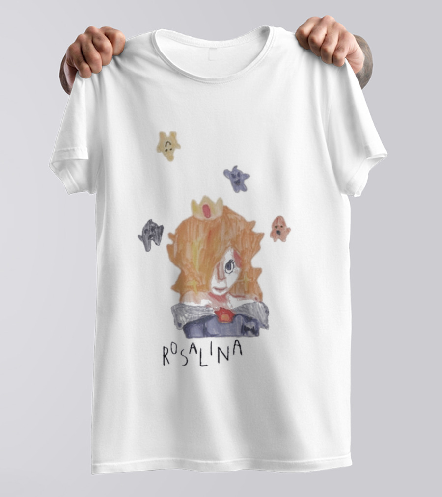 Brie Larson Rosalina Mario Princess With Luma Stars T-Shirt