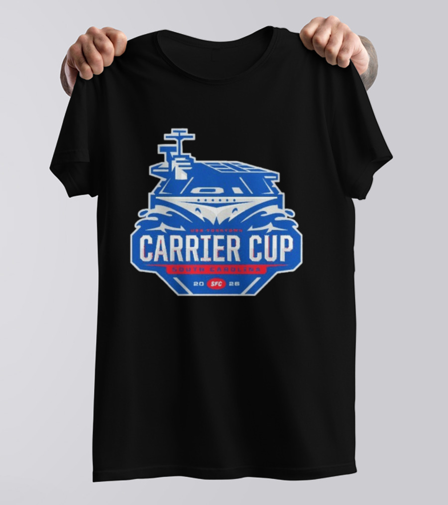 USS Yorktown Carrier Cup South Carolina SFC 2026 Tournament T-Shirt