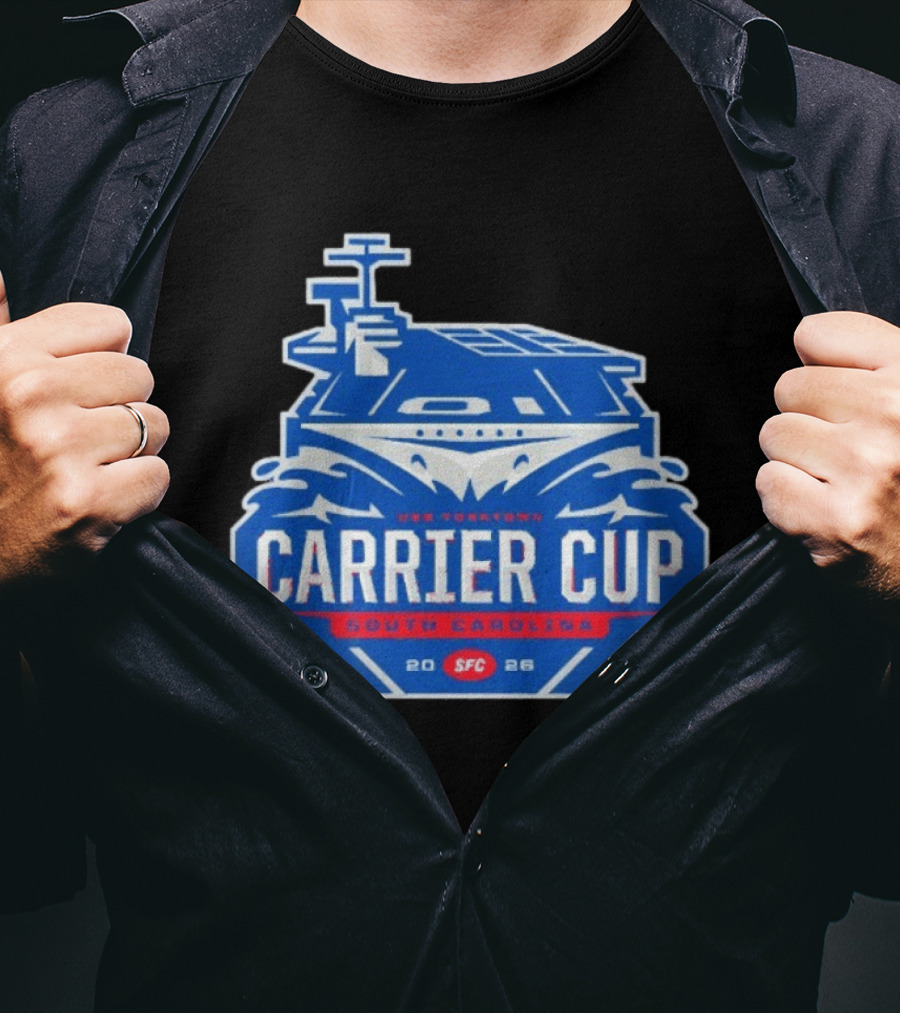 USS Yorktown Carrier Cup South Carolina SFC 2026 Tournament T-Shirt