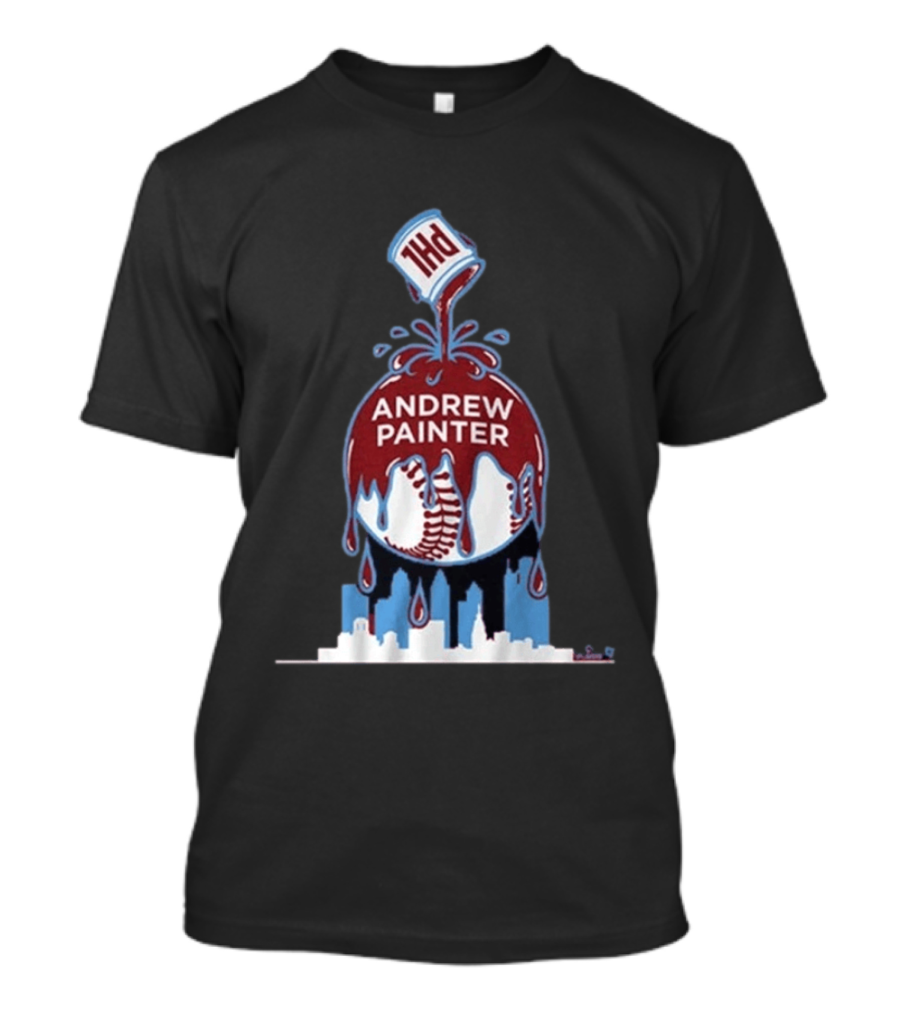Andrew Painter Philadelphia Baseball Paint The Town T-Shirt