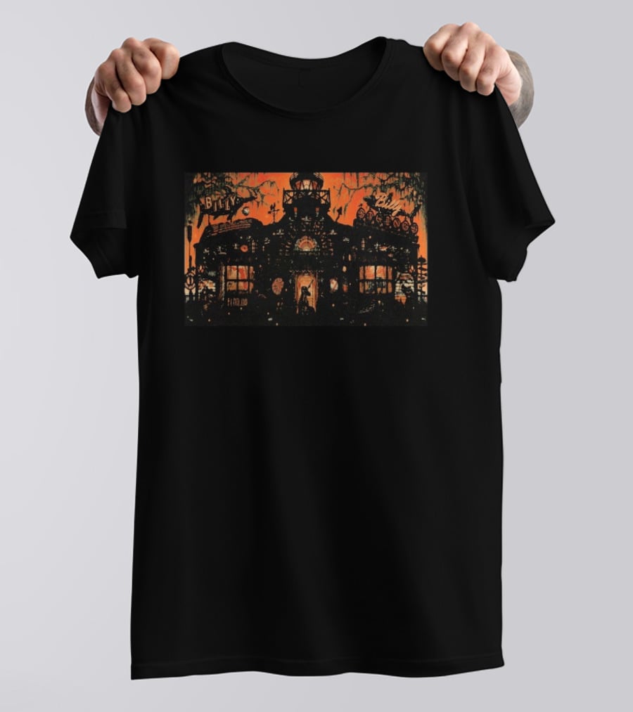 Billy Strings Saint Augustine Florida April 2 4 2026 Saint Augustine Amphitheatre Tour Haunted House T-Shirt