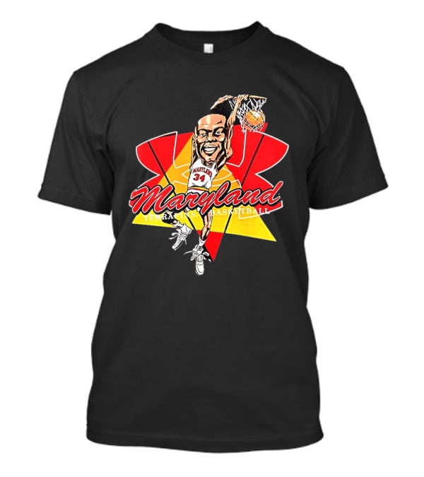 Len Bias Maryland Terrapins Mens Basketball Player Caricature T-Shirt