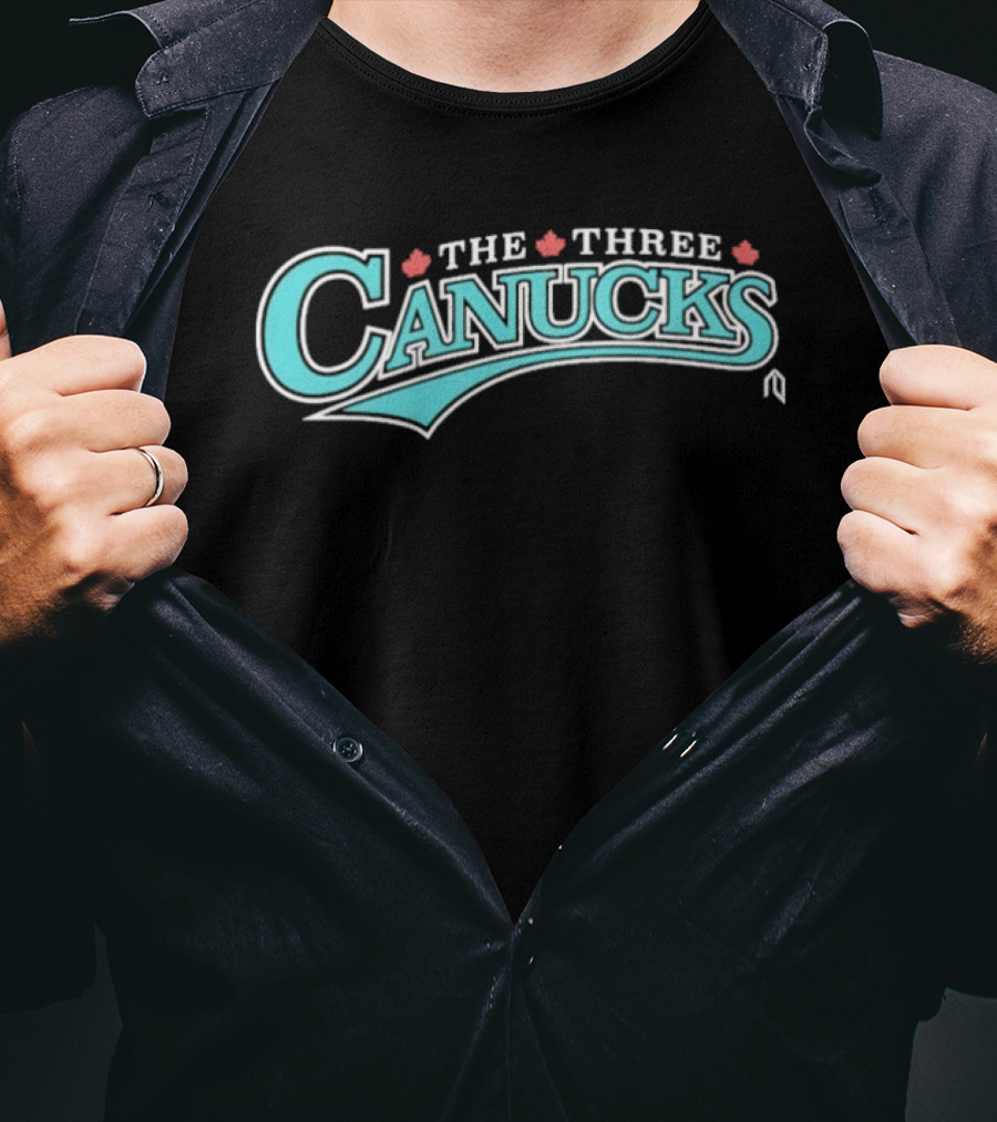 Marlins The Three Canucks Retro Style Canadian T-Shirt