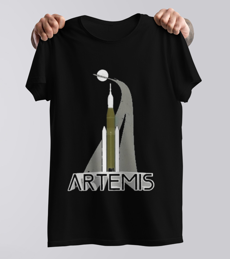 Nasa Artemis II Rocket Launch Space Exploration Mission T-Shirt
