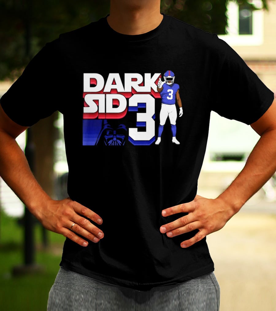 Dark Sid3 New York Giants Football Darth Vader T-Shirt