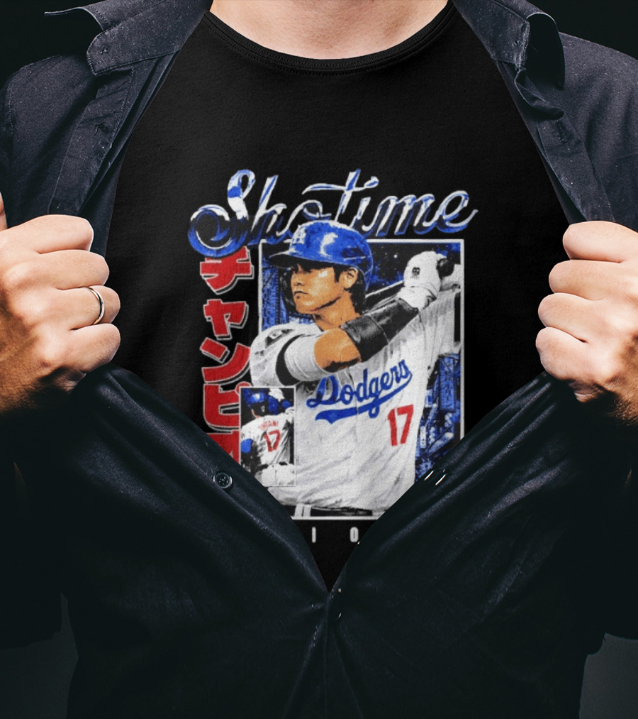 Sho Time Shohei Ohtani Dodgers 17 Baseball Sportswear T-Shirt