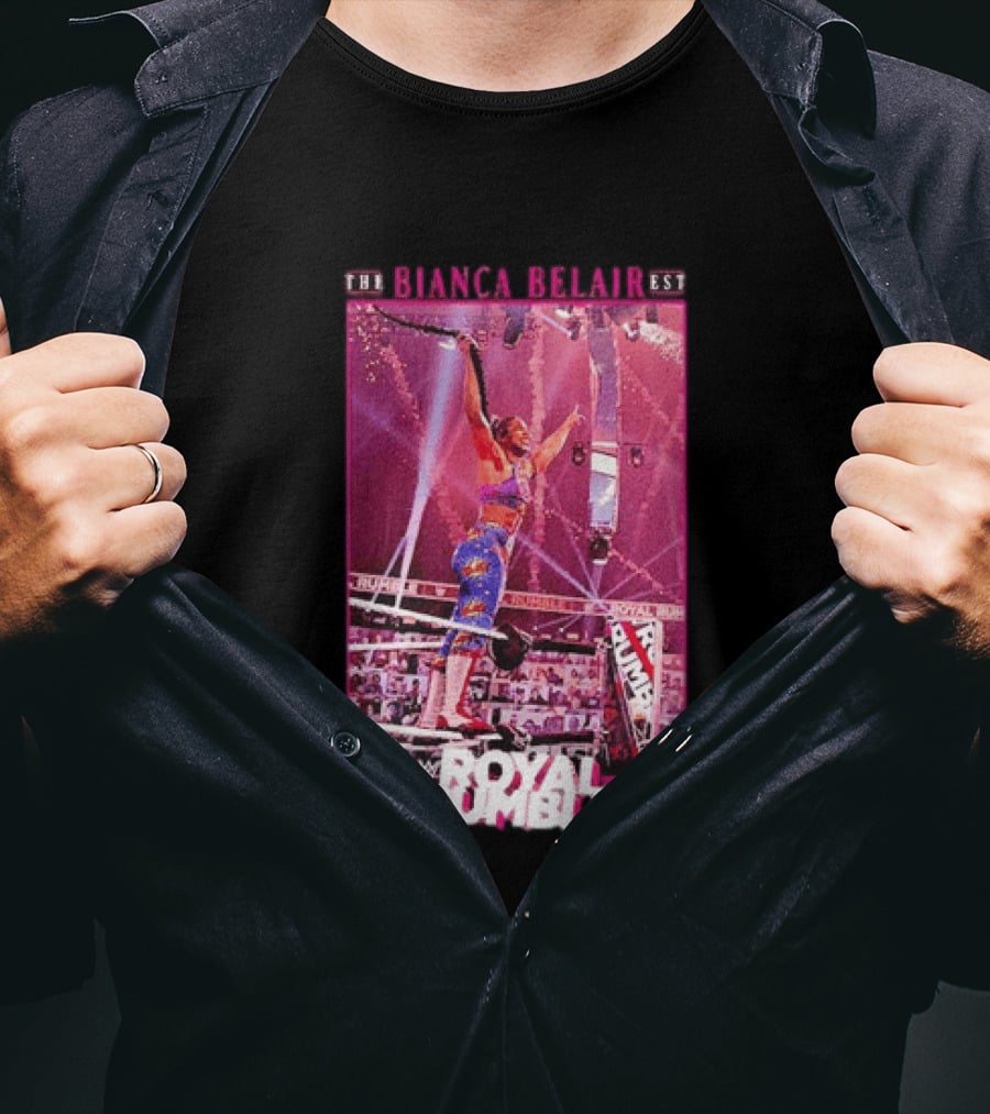 The EST WWE Bianca Belair Royal Rumble January 31 2021 St Petersburg Florida T-Shirt