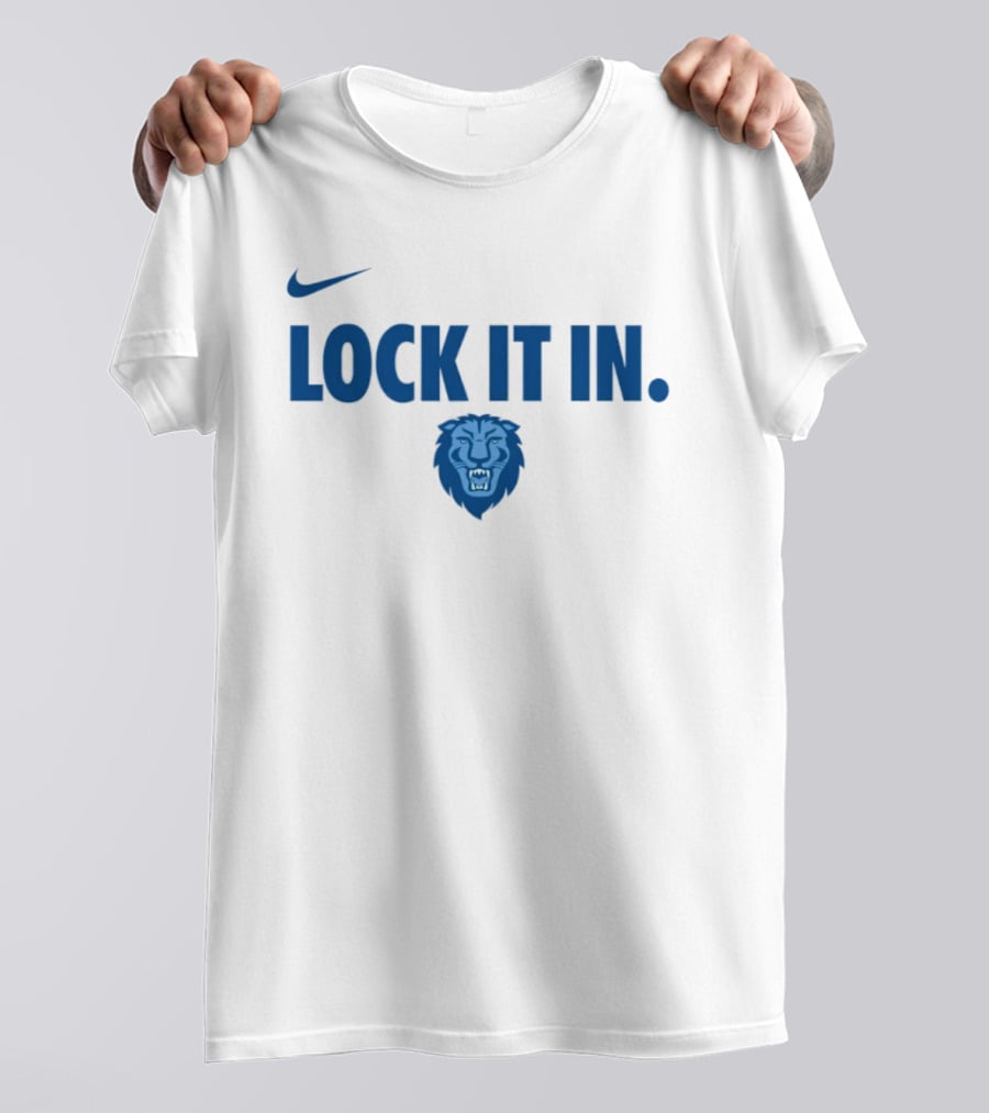 Nike Columbia Lions Lock It In NCAA Sportswear T-Shirt