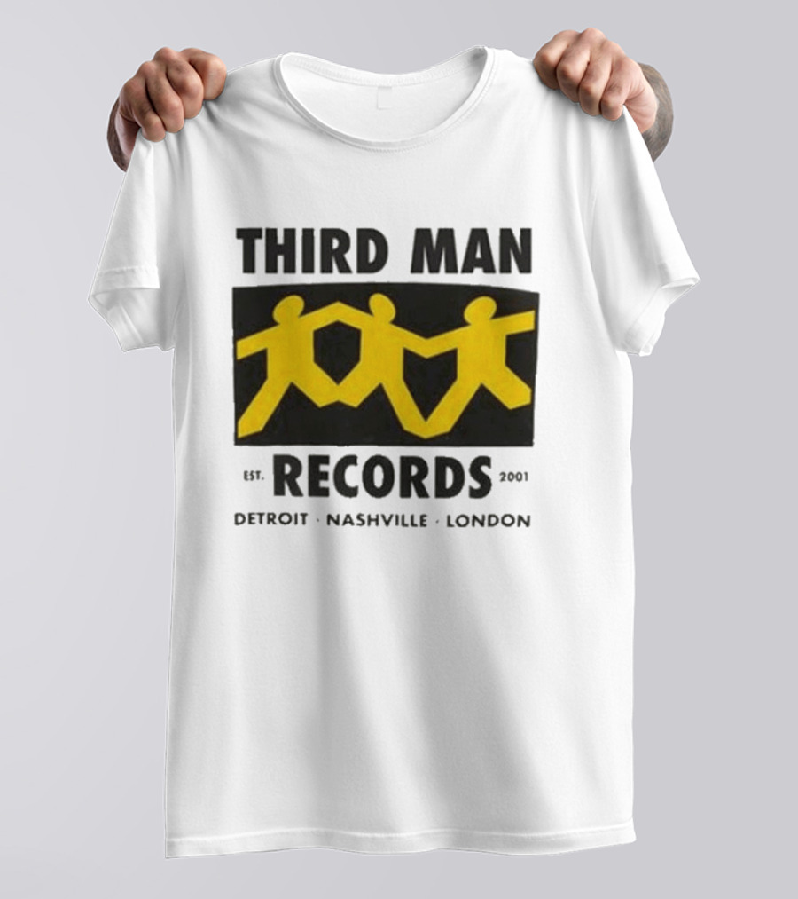 Third Man Records Est 2001 Detroit Nashville London T-Shirt