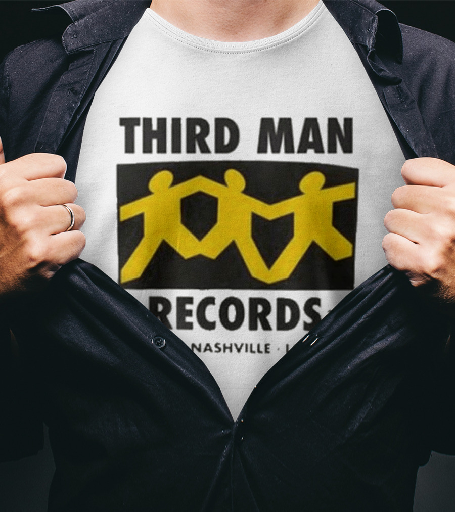 Third Man Records Est 2001 Detroit Nashville London T-Shirt