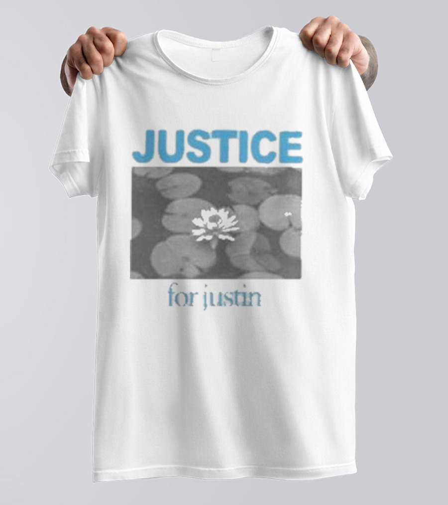 Justice Zack Peter Lotus Water Lily T-Shirt