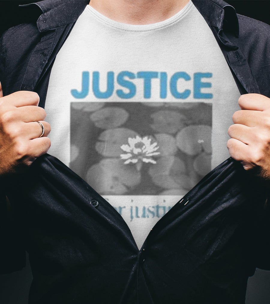 Justice Zack Peter Lotus Water Lily T-Shirt