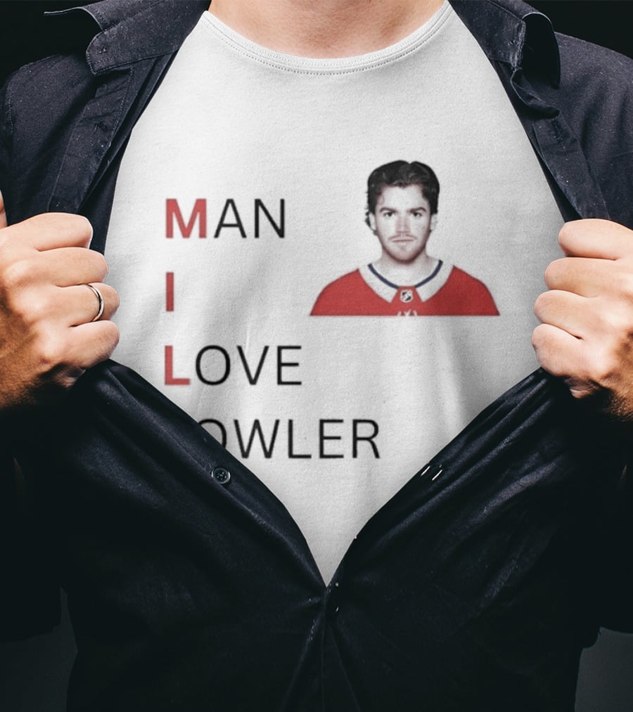 Jacob Fowler Montreal Canadiens Man I Love Fowler T-Shirt