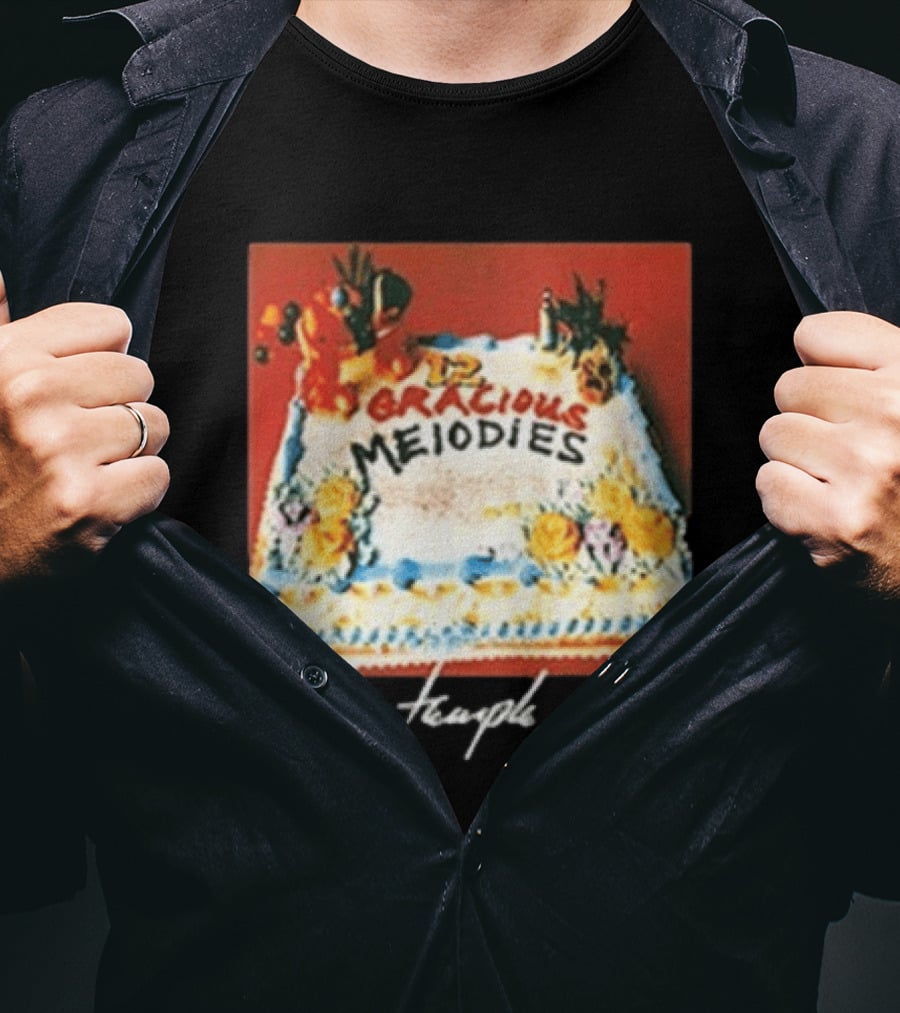 Stone Temple Pilots 12 Gracious Melodies Cake Art 30th Anniversary T-Shirt