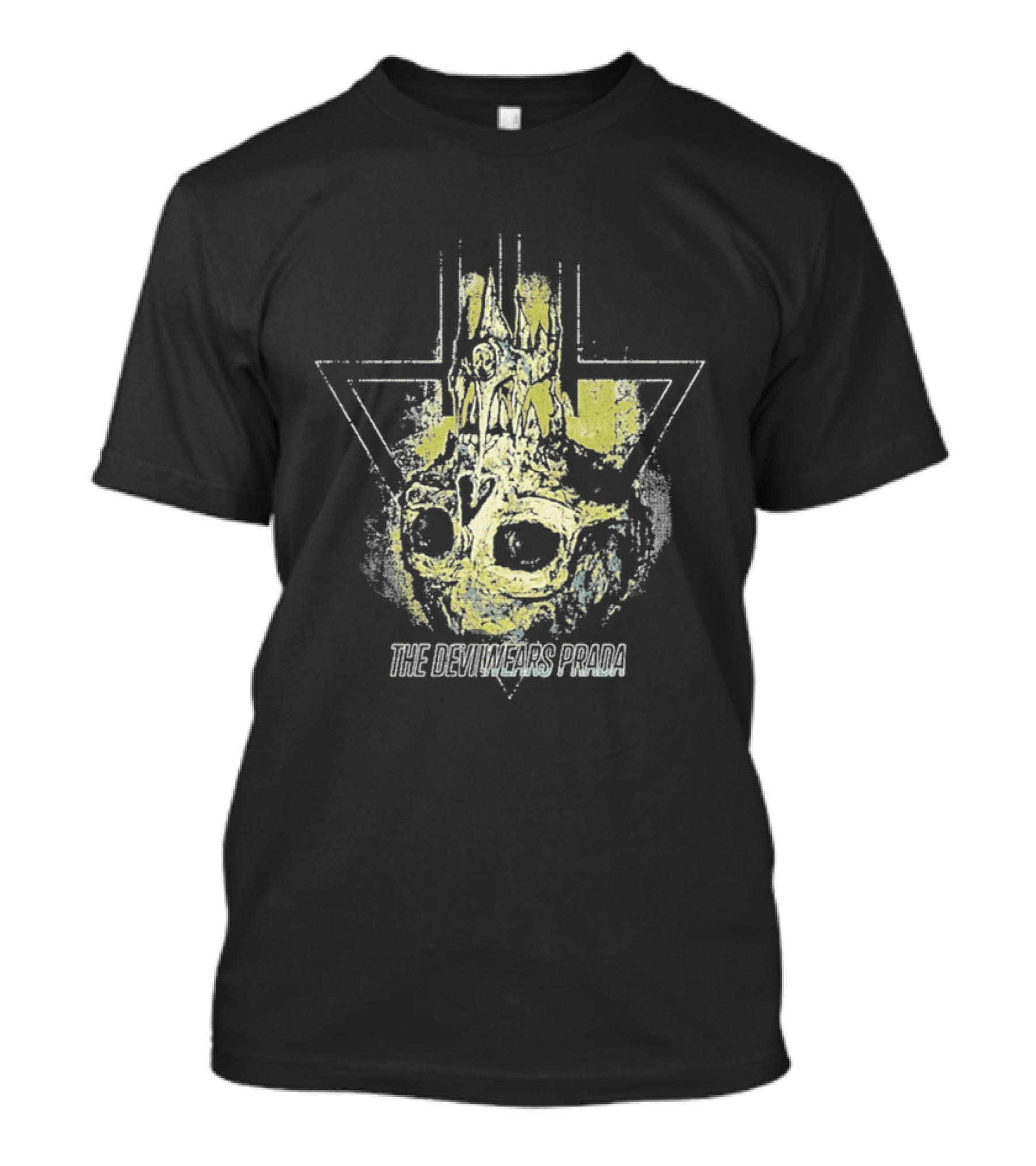 The Devil Wears Prada Dead Throne Skull Flame T-Shirt