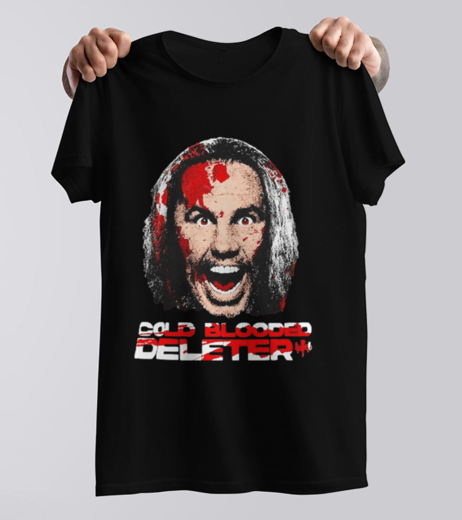 TNA Wrestling Matt Hardy Cold Blooded Deleter Face Paint T-Shirt